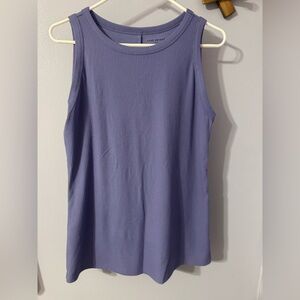 Lane Bryant Ribbed Tank Top in Periwinkle